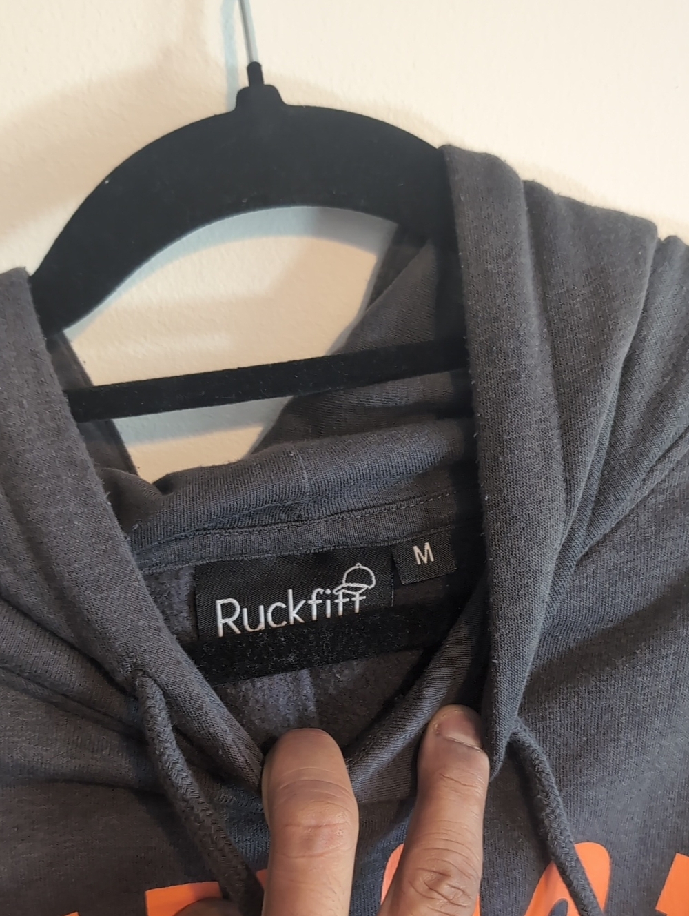 Men's Dark Gray Pullover Hoodie